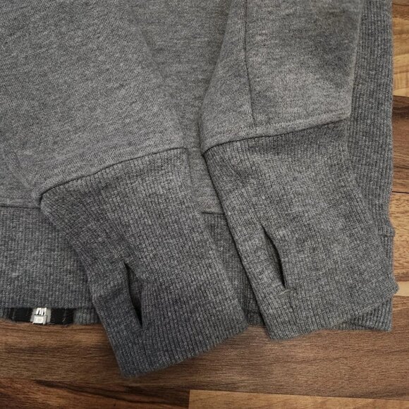 Lululemon Cozy Cuddle Up Jacket Full-Zip Heathered Grey Size 6 Euc - Picture 9 of 9
